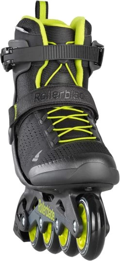 Rollerblade Men's Zetrablade Elite Inline Skates -Sports store 079670001A1 BlackLime FRT