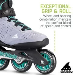 Rollerblade Women's Zetrablade Elite Inline Skates -Sports store 07967100N05 BlackLightBlue DET alt3