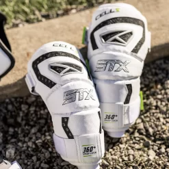 STX Men's Cell V Lacrosse Arm Guards 12 STX Men's Cell V Lacrosse Arm Guards -Sports store 07 STX CellV 21LAX 0010 PDP