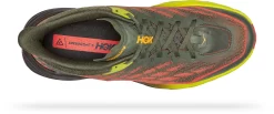 HOKA Men's Speedgoat 5 Trail Running Shoes -Sports store 1123157TFST DarkSageGreenRedOrang TOP