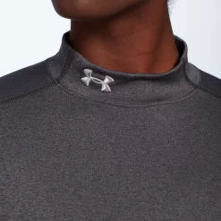 Under Armour Women's Fitted ColdGear Mockneck Shirt 13 Under Armour Women's Fitted ColdGear Mockneck Shirt -Sports store 1215968 090 CarbonHeather MODDET