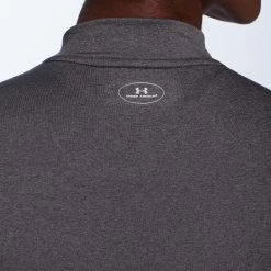 Under Armour Women's Fitted ColdGear Mockneck Shirt 14 Under Armour Women's Fitted ColdGear Mockneck Shirt -Sports store 1215968 090 CarbonHeather MODDET alt1
