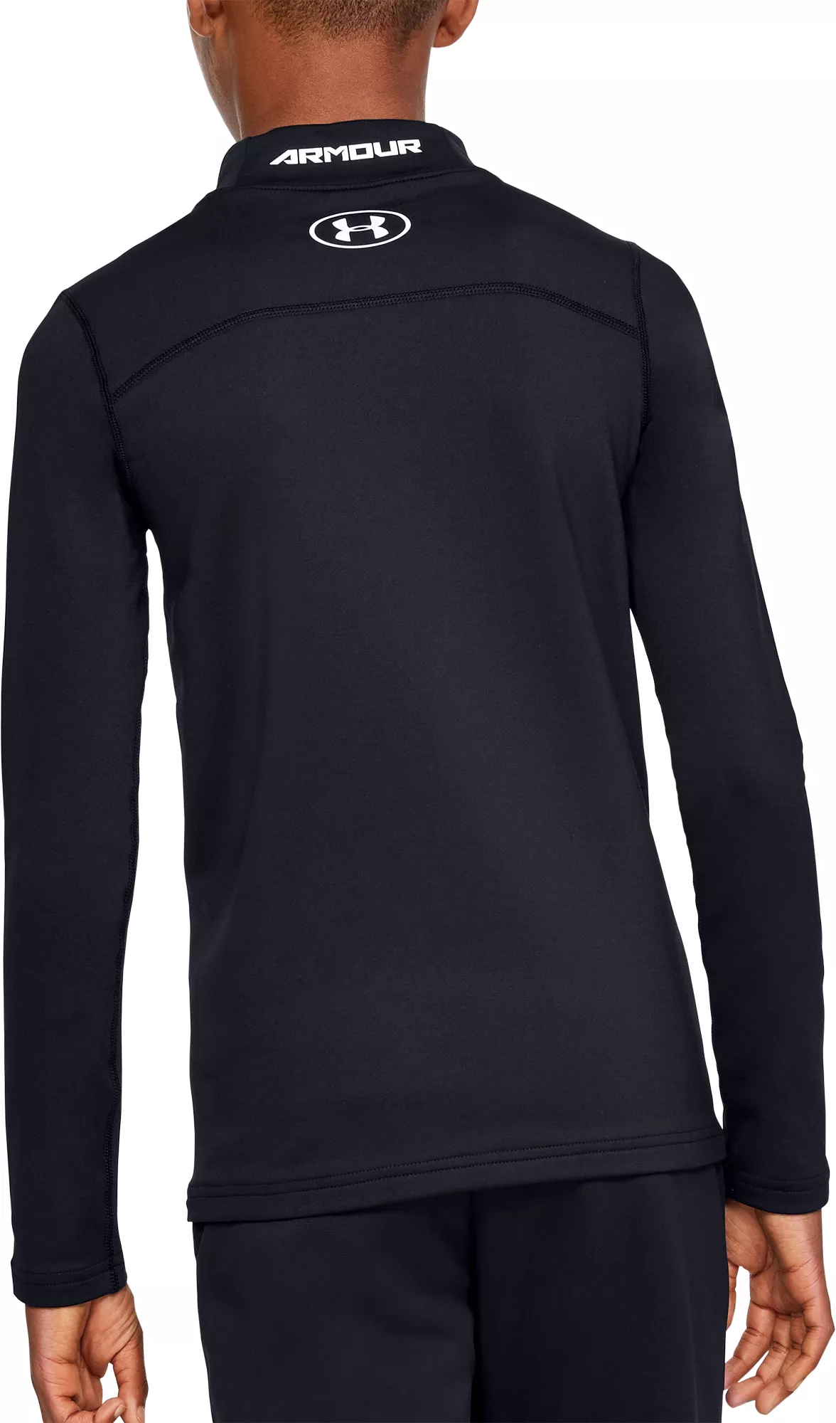 Under Armour Boys' ColdGear Mock Neck Long Sleeve Shirt 4 Under Armour Boys' ColdGear Mock Neck Long Sleeve Shirt - Image 2