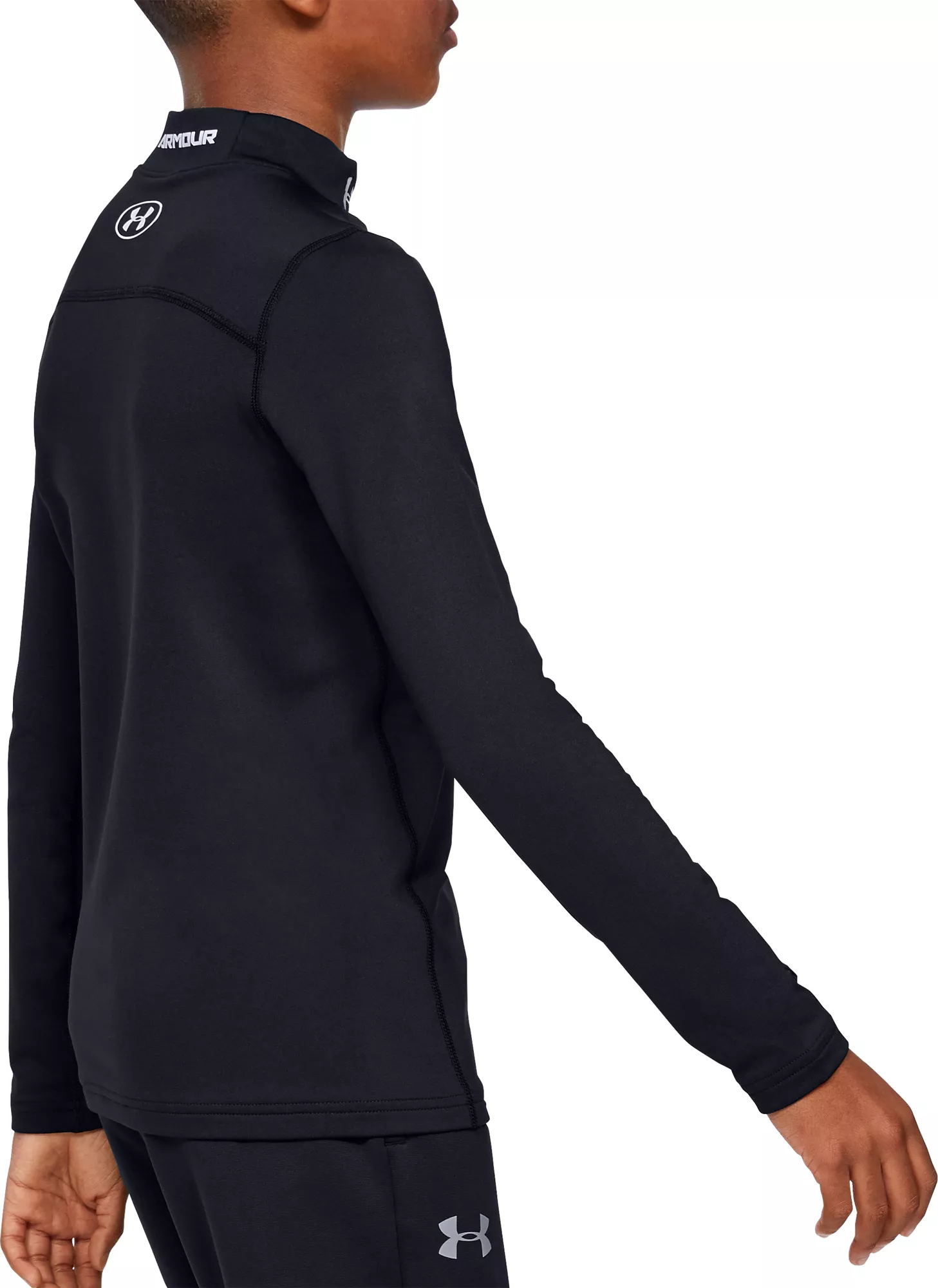 Under Armour Boys' ColdGear Mock Neck Long Sleeve Shirt 5 Under Armour Boys' ColdGear Mock Neck Long Sleeve Shirt - Image 3
