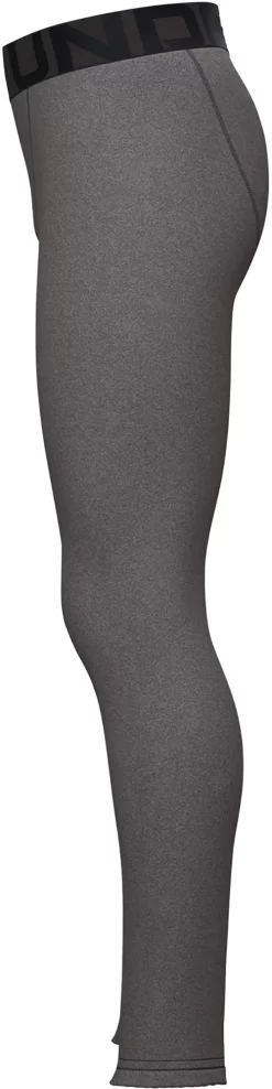 Under Armour Boys' ColdGear Armour Leggings 10 Under Armour Boys' ColdGear Armour Leggings -Sports store 1366374 019 CharcoalLightHeather SDE alt1