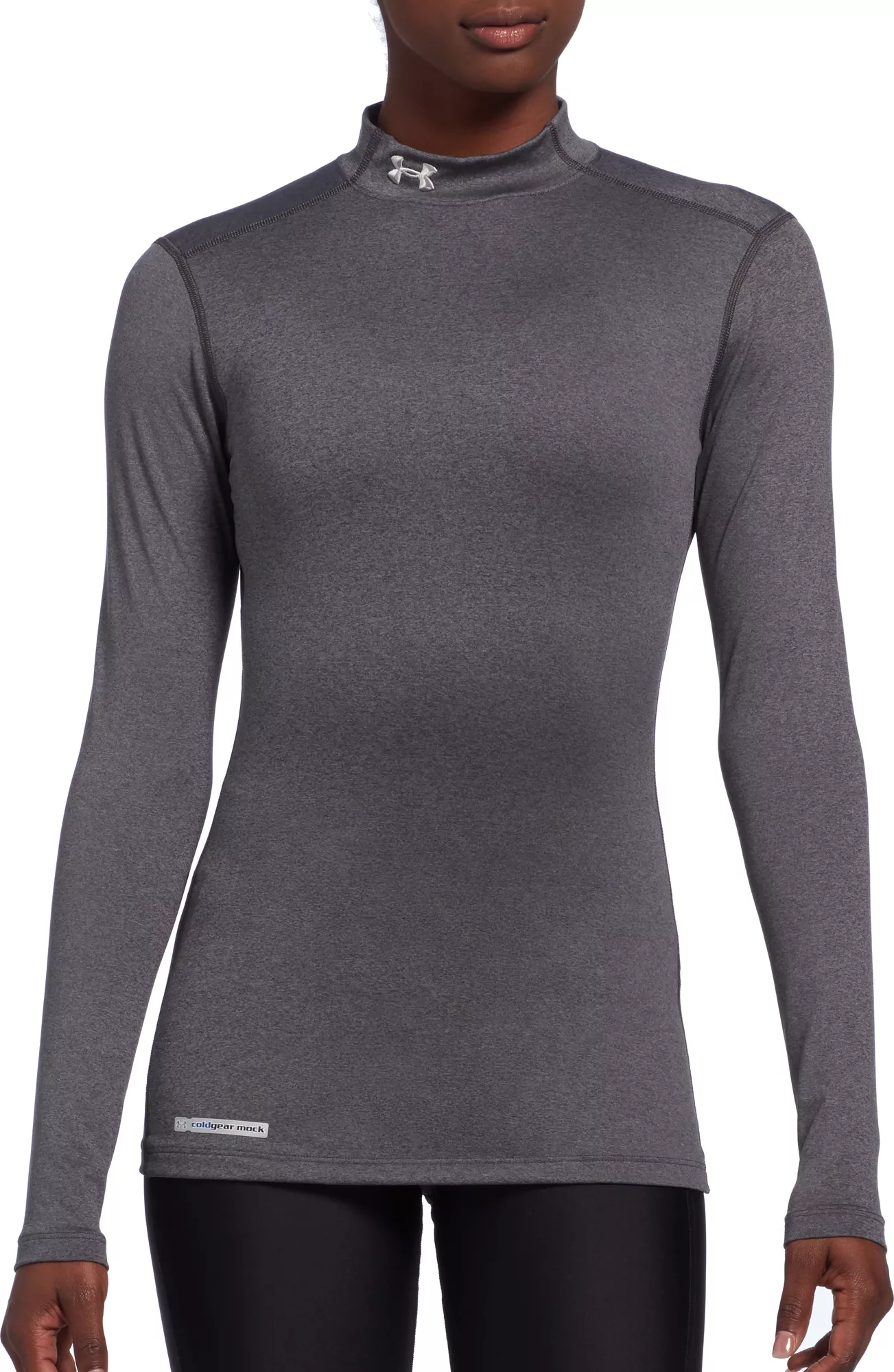 Under Armour Women's Fitted ColdGear Mockneck Shirt 3 Under Armour Women's Fitted ColdGear Mockneck Shirt