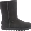 BEARPAW Women's Elle Short Winter Boots 1 BEARPAW Women's Elle Short Winter Boots -Sports store 17BRPWLLSHRTHCKRYFBO Charcoal