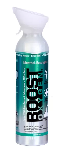 Boost Oxygen Menthol-Eucalyptus Aviator's Breathing Oxygen