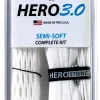 ECD Semi-Soft HeroMesh 3.0 Complete Stringing Kit -Sports store 19ECDMHR30KTSMSFTLXC White