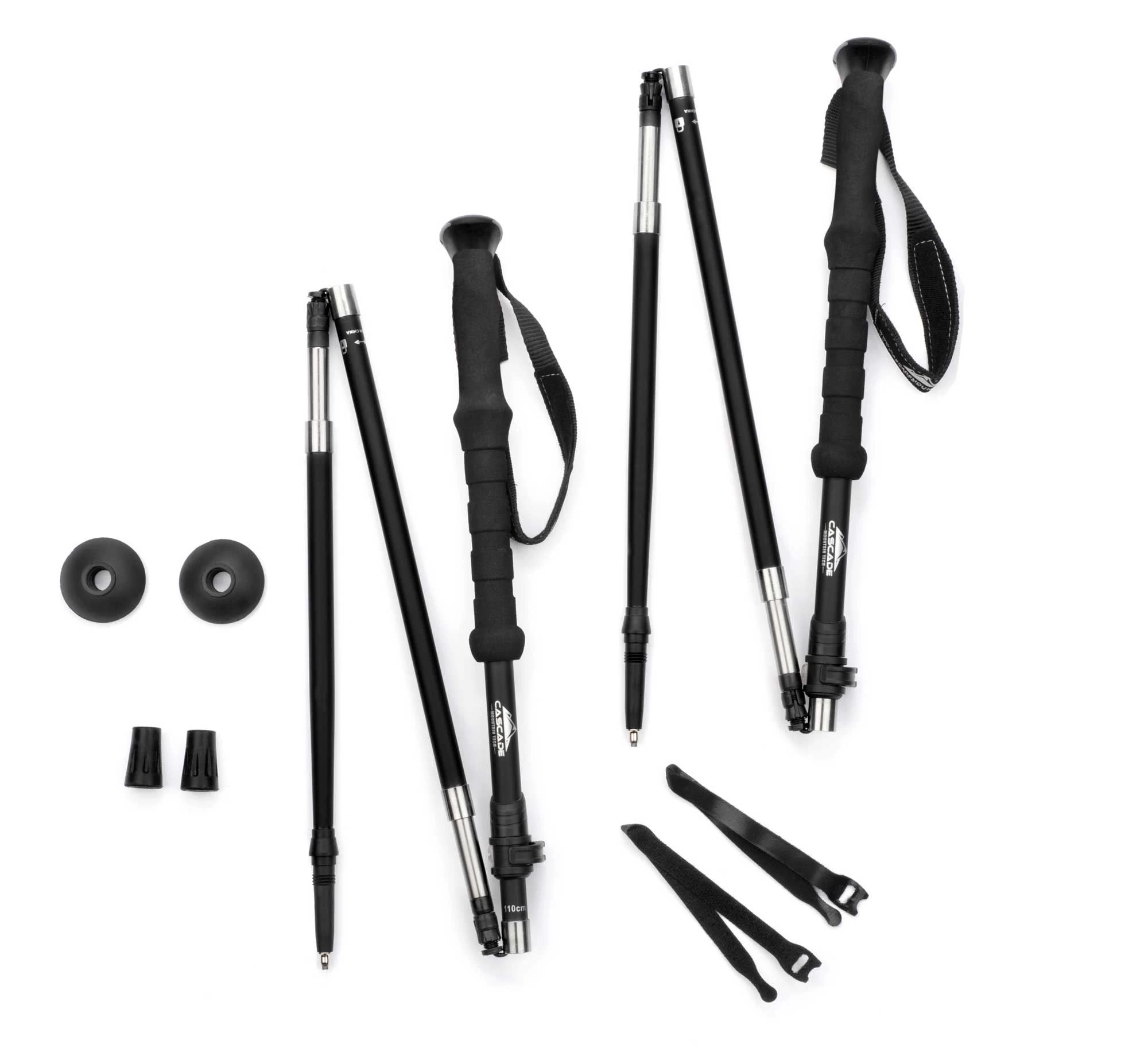 Cascade Mountain Tech Aluminum Folding Trekking Poles 3 Cascade Mountain Tech Aluminum Folding Trekking Poles