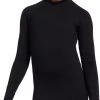 DSG Girls' Cold Weather Compression Mock Neck Long Sleeve Shirt 1 DSG Girls' Cold Weather Compression Mock Neck Long Sleeve Shirt -Sports store 19QYFGCWCLSMCKNCKDSG Pure Black