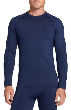 DSG Men's Cold Weather Crewneck Long Sleeve Shirt