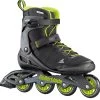 Rollerblade Men's Zetrablade Elite Inline Skates -Sports store 19ROLMMNSZTRBLDLTILS Black Lime