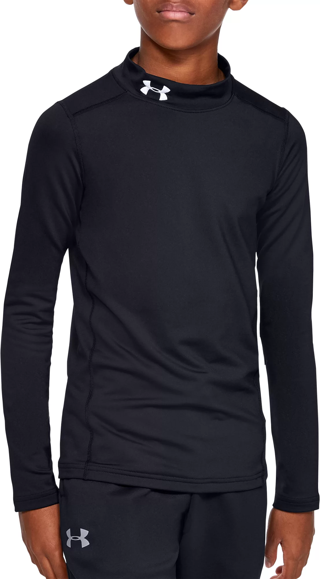 Under Armour Boys' ColdGear Mock Neck Long Sleeve Shirt 3 Under Armour Boys' ColdGear Mock Neck Long Sleeve Shirt