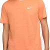 Nike Men's Dri-FIT Miler T-Shirt 1 Nike Men's Dri-FIT Miler T-Shirt -Sports store 20NIKMMNKDFMLRTPSAPT Orange Trance