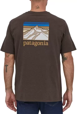 Patagonia Men's Line Logo Ridge Pocket Responsibili-Tee Short Sleeve T-Shirt