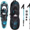 Cascade Mountain Tech Snowshoe Kit -Sports store 20QQEASNWSHKT821XSSP Blue
