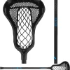 Warrior Evo Warp Junior Complete Lacrosse Stick -Sports store 20WARBVWRPJRCMPLTLXS Black