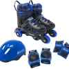 Chicago Skates Boys Inline Training Set -Sports store 21CSKBBYSNLNTRNNGILS Black Blue