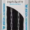 ECD Women's Infinity Lacrosse Mesh -Sports store 21ECDWNFNTYMSHXXXLXC Black Black White Striker