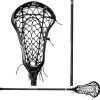 Gait Women's Whip Complete Lacrosse Stick W/ Rail Flex Mesh -Sports store 21GAIWWHPFLXMSHCMLXS Black
