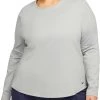 Nike Women's Therma-FIT One Long Sleeve Top 1 Nike Women's Therma-FIT One Long Sleeve Top -Sports store 21NIKWNKNPRWRMCRWAPT Particle Grey