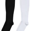 DSG Compression Running Socks - 2 Pack -Sports store 21QYFUDSGCMPRSSNRSOX Black White