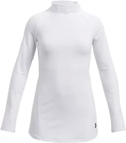 Under Armour Girls' ColdGear Long Sleeve Mock Neck Shirt