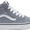Vans Kids' Grade School SK8-Hi Shoes 1 Vans Kids' Grade School SK8-Hi Shoes -Sports store 21VANYSK8HRDBLKBLBYS Grey White