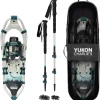 Yukon Charlies V Frame Aluminum Snowshoe Kit 821 -Sports store 21YCHUYCVFRMLMSNWSSPA Gray Teal