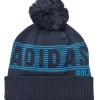 Adidas Men's Golf Pom Pom Golf Beanie -Sports store 22ADIMFNTBN22BLCKAPA Crew Navy