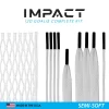 ECD Impact Lacrosse Goalie Semi-Soft Mesh Complete Kit -Sports store 22ECDUMPCTGLCMPLTLXC White