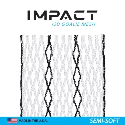 ECD Impact Lacrosse Goalie Semi-Soft Mesh