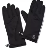 CALIA Women's Performance Run Gloves -Sports store 22JLOWPRFRMNCRNGLCLD Pure Black