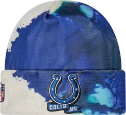New Era Men's Indianapolis Colts Sideline Ink Knit Beanie
