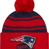 New Era Men's New England Patriots Blue Sideline Sport Knit -Sports store 22NEWMNFLPTRTSSLSNEPA