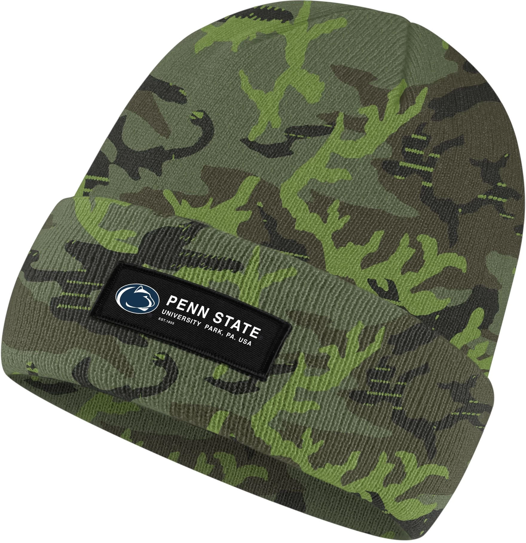 Nike Men's Penn State Nittany Lions Camo Military Appreciation Cuffed Knit Beanie 3 Nike Men's Penn State Nittany Lions Camo Military Appreciation Cuffed Knit Beanie