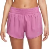 Nike Women's One Mid-Rise 3” Brief-Line Shorts -Sports store 22NIKWNKNMR3SHRTXAPB Cosmic Fuchsia