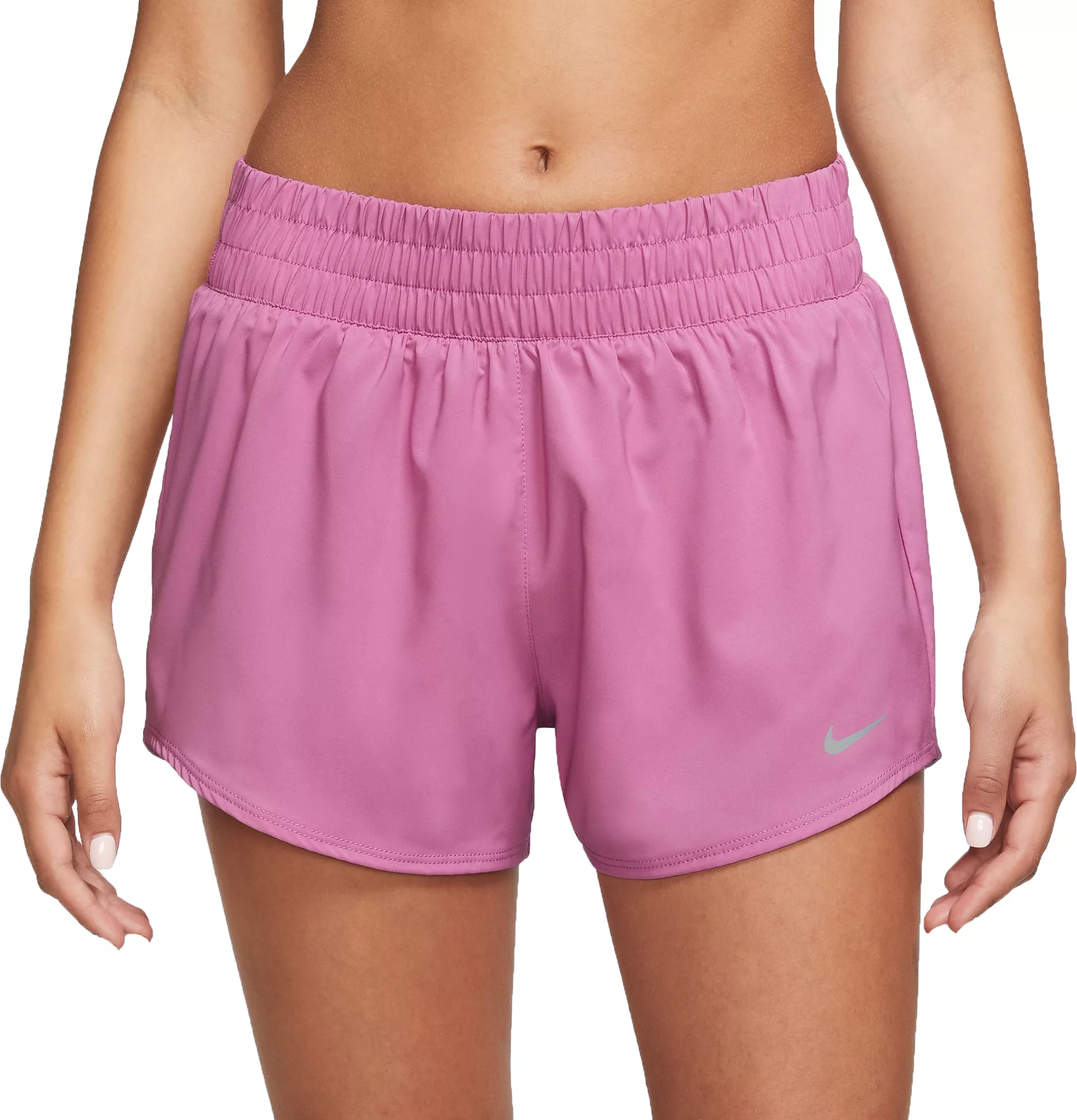 Nike Women's One Mid-Rise 3” Brief-Line Shorts 3 Nike Women's One Mid-Rise 3” Brief-Line Shorts