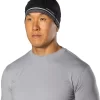 Nathan HyperNight Reflective Beanie 1 Nathan HyperNight Reflective Beanie -Sports store 22NTHUHYPRNGHTRFLGAF Black Geo Stripe