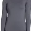 DSG Women's Cold Weather Compression Turtle Neck Shirt 1 DSG Women's Cold Weather Compression Turtle Neck Shirt -Sports store 22QYFWCWCTRTLNCKXWAA Carbon Grey