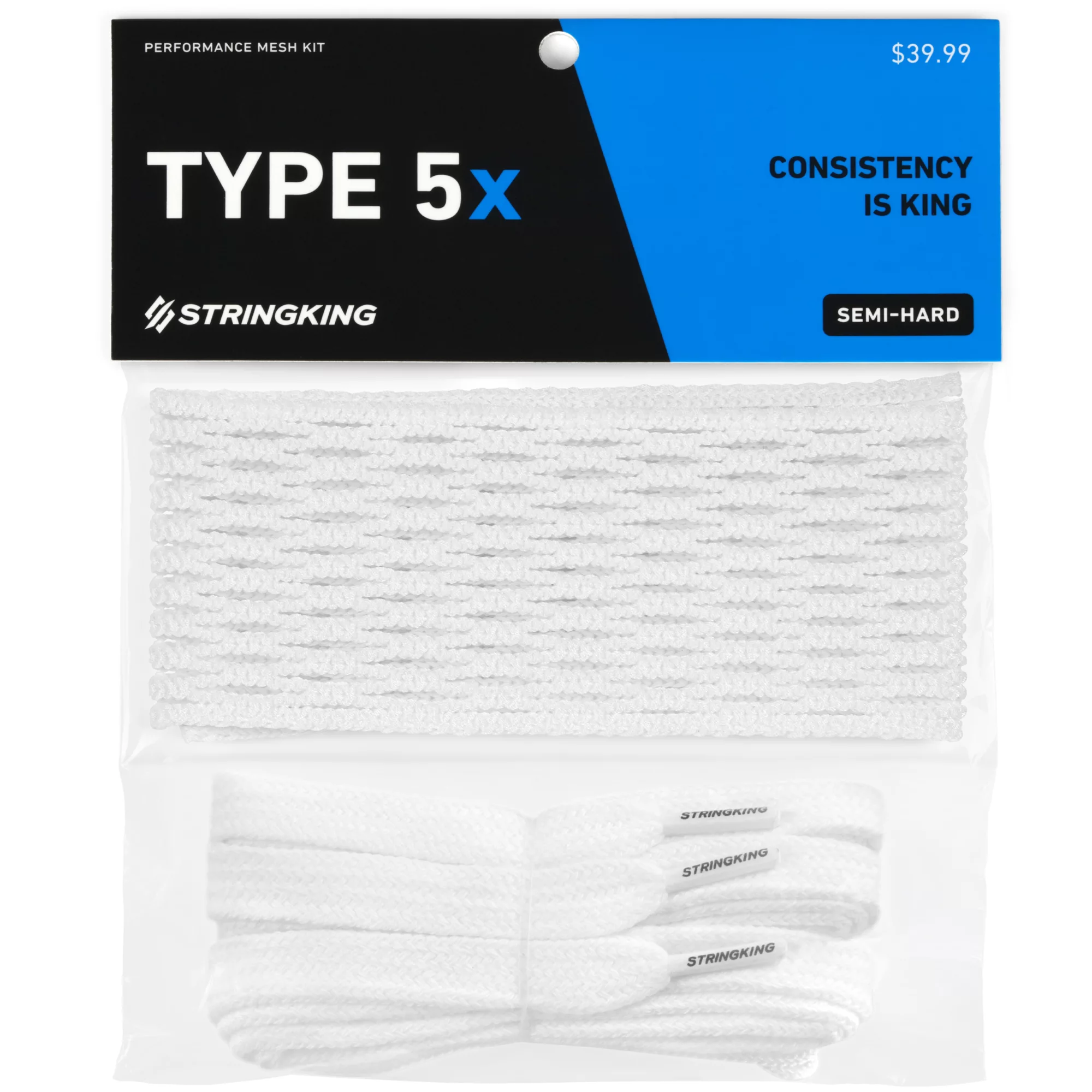 StringKing Type 5X Mesh Lacrosse Stringing Kit 3 StringKing Type 5X Mesh Lacrosse Stringing Kit