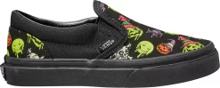 Vans Kids' Preschool Classic Slip-On Trippy Drip Glow Shoes