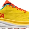 HOKA Men's Clifton 9 Running Shoes -Sports store 23FHQMCLFTN9BLKBLMNS Passionfruit