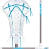 Nike STX Girls' Lunar LT Complete Lacrosse Stick 2 Nike STX Girls' Lunar LT Complete Lacrosse Stick -Sports store 23NIKGLNRLTN7075LLXS White Blue