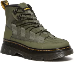 Dr. Martens Men's Boury Leather Boots -Sports store 27831384 Green AR
