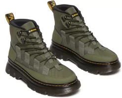 Dr. Martens Men's Boury Leather Boots -Sports store 27831384 Green AR alt1