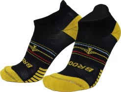 Brooks Pittsburgh Marathon Ghost Running No Show Socks - 2 Pack -Sports store 280496069 GreyBlack DET alt5