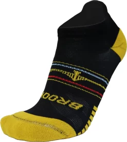 Brooks Pittsburgh Marathon Ghost Running No Show Socks - 2 Pack -Sports store 280496069 GreyBlack DET alt6