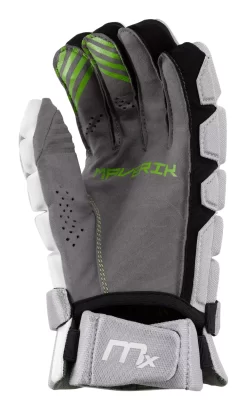 Maverik Men's MX Lacrosse Glove -Sports store 3003401 WhiteGrey PALM
